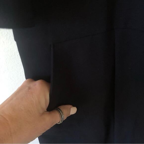 Chelsea 28 Women’s 2X Jumpsuit Black Minimalist Office New Pockets Stretch - Picture 12 of 15